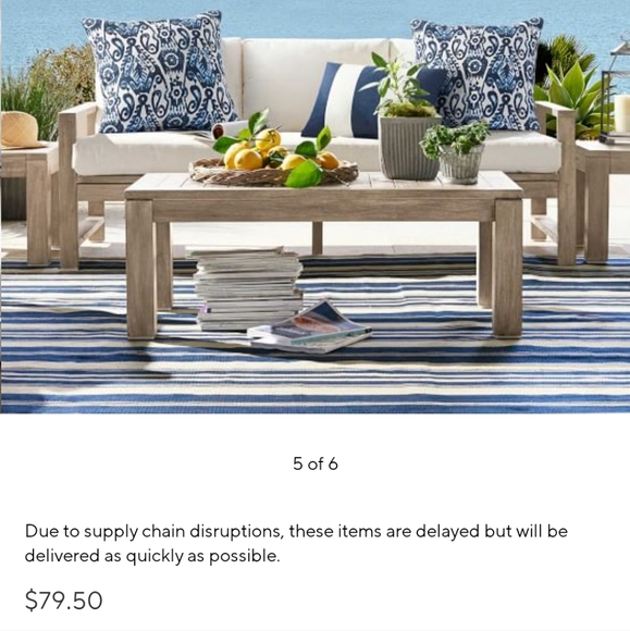 Sunbrella by Pottery Barn Outdoor Navy Throw Pillows - Picture 4 of 4